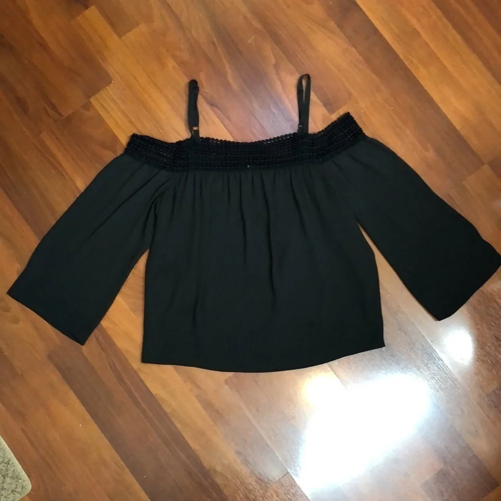 Rebecca Minkoff Cold Shoulder Lace Top